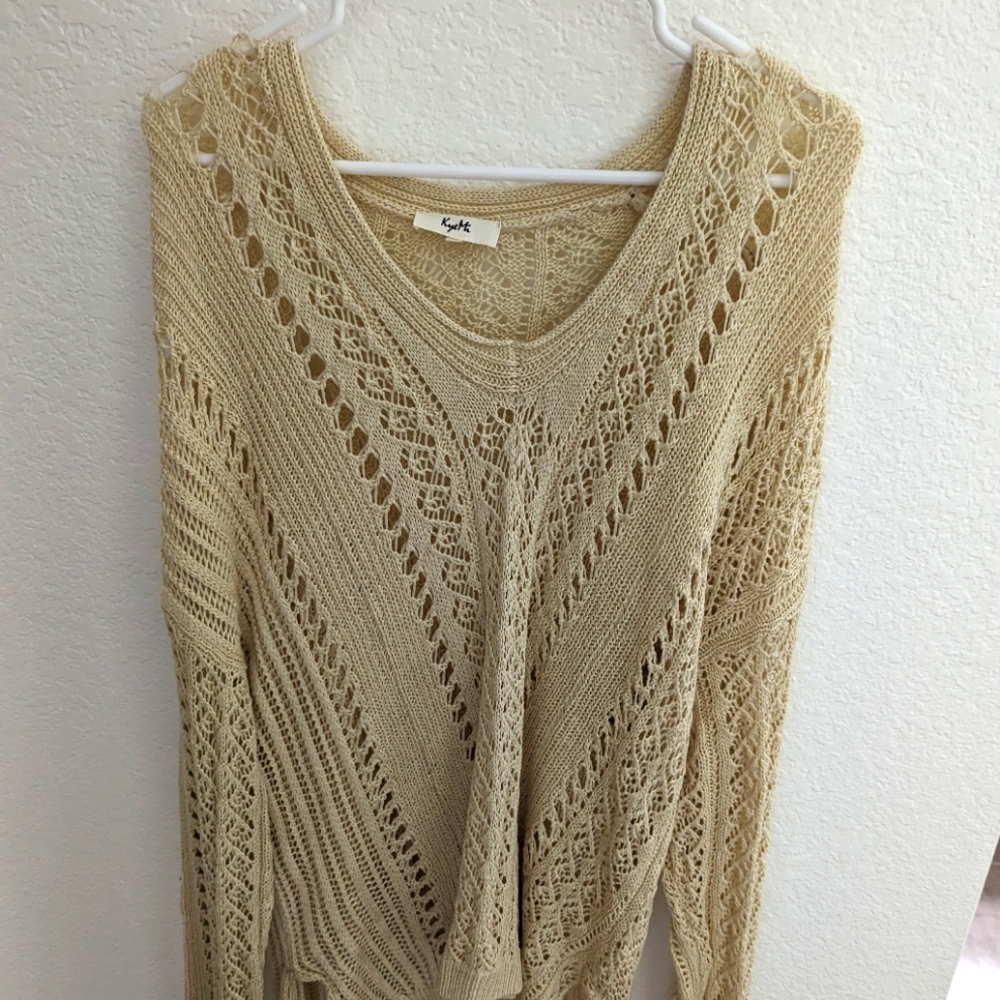 Boho tunic sweater nbw